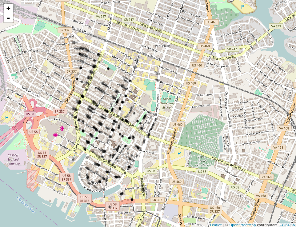 First Digits Frequency Distribution